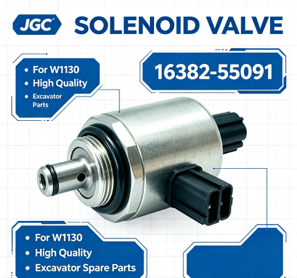 16382-55091 Valvola Solenoide per Escavatore di Alta Qualità per W1130