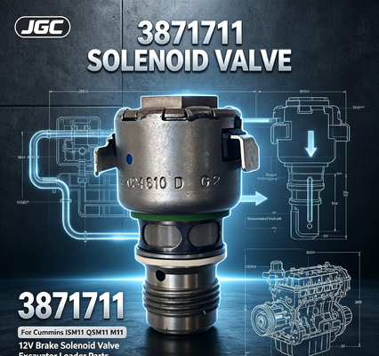 3871711 Valvola Solenoide 12V per Freno Motore Diesel Originale ISM11 QSM11 M11 per Escavatore Caricatore
