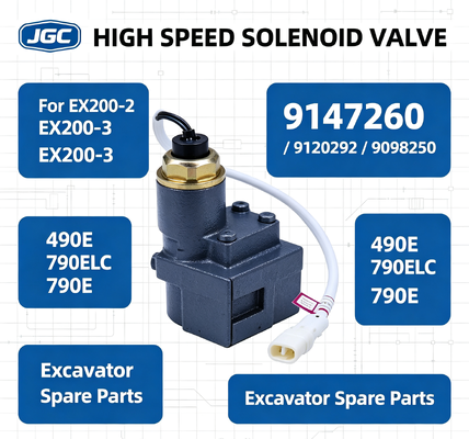 9147260 9120292 9098250 Valvola Solenoide ad Alta Velocità per Escavatori EX200-2 EX200-3 490E 790ELC 790E