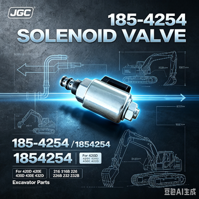 1854254   Vendita Calda  Elettrovalvola per Ricambi Escavatore 420D 420E 424D 430D 430E 432D 216 216B 226 226B 232 232B