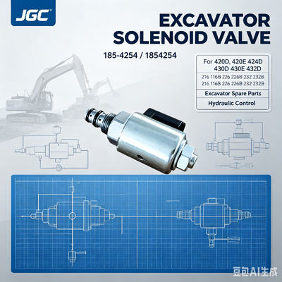 1854254   Vendita Calda  Elettrovalvola per Ricambi Escavatore 420D 420E 424D 430D 430E 432D 216 216B 226 226B 232 232B