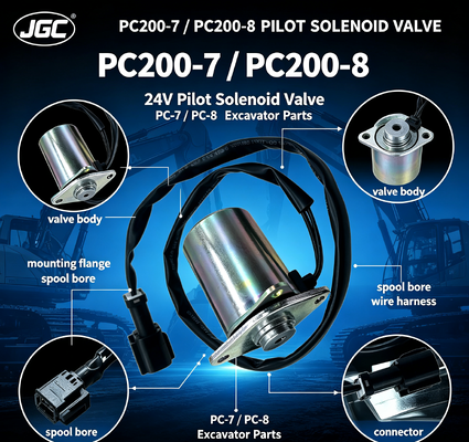 PC-7 PC-8 Parti di escavatore per PC200-7 PC200-8 Valvola solenoide pilota Valvola solenoide 24V