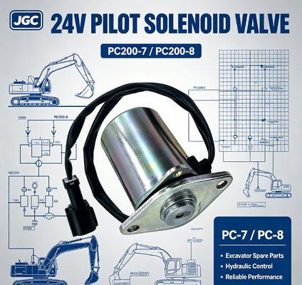 PC-7 PC-8 Parti di escavatore per PC200-7 PC200-8 Valvola solenoide pilota Valvola solenoide 24V