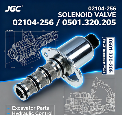 02104-256 0501-320-205   Valvola Solenoide per Parti di Escavatore per Trasmissione Zf Wg98