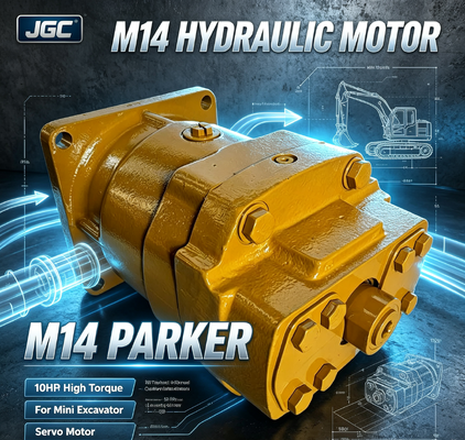 M14 Parker Servo Motore 10hp Motore Idraulico ad Alta Coppia per Mini Escavatore
