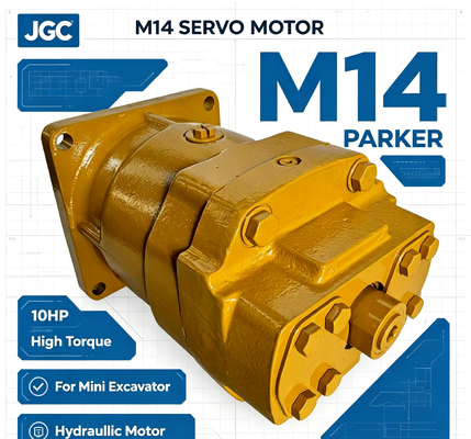 M14 Parker Servo Motore 10hp Motore Idraulico ad Alta Coppia per Mini Escavatore