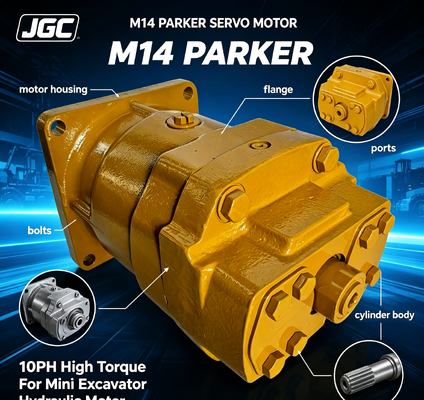 M14 Parker Servo Motore 10hp Motore Idraulico ad Alta Coppia per Mini Escavatore
