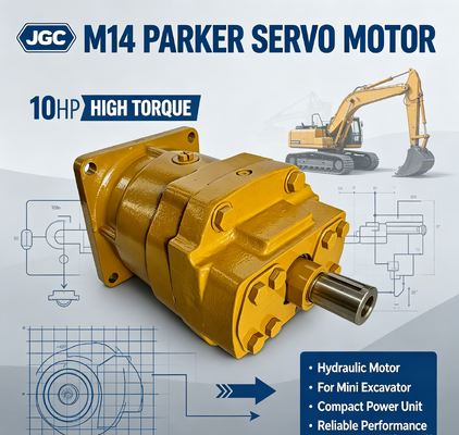 M14 Parker Servo Motore 10hp Motore Idraulico ad Alta Coppia per Mini Escavatore
