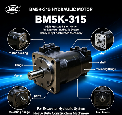 BM5K-315 Motore idraulico Motore a pistoni ad alta pressione per escavatori Sistema idraulico Macchine da costruzione pesanti
