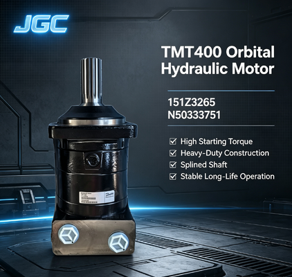 TMT400 | 151Z3265 | N50333751 Motore Idraulico Orbitale per Escavatore Minipale Mietitrebbia Motore per Servizi Pesanti a Bassa Velocità e Alta Coppia